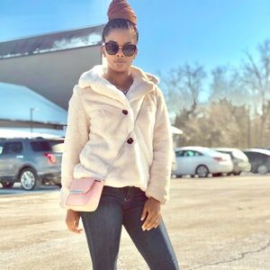 Pink Fur Coat